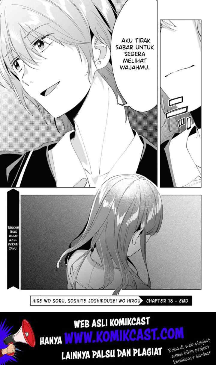 Hige Wo Soru. Soshite Joshikosei Wo Hirou chapter 18 halaman 18