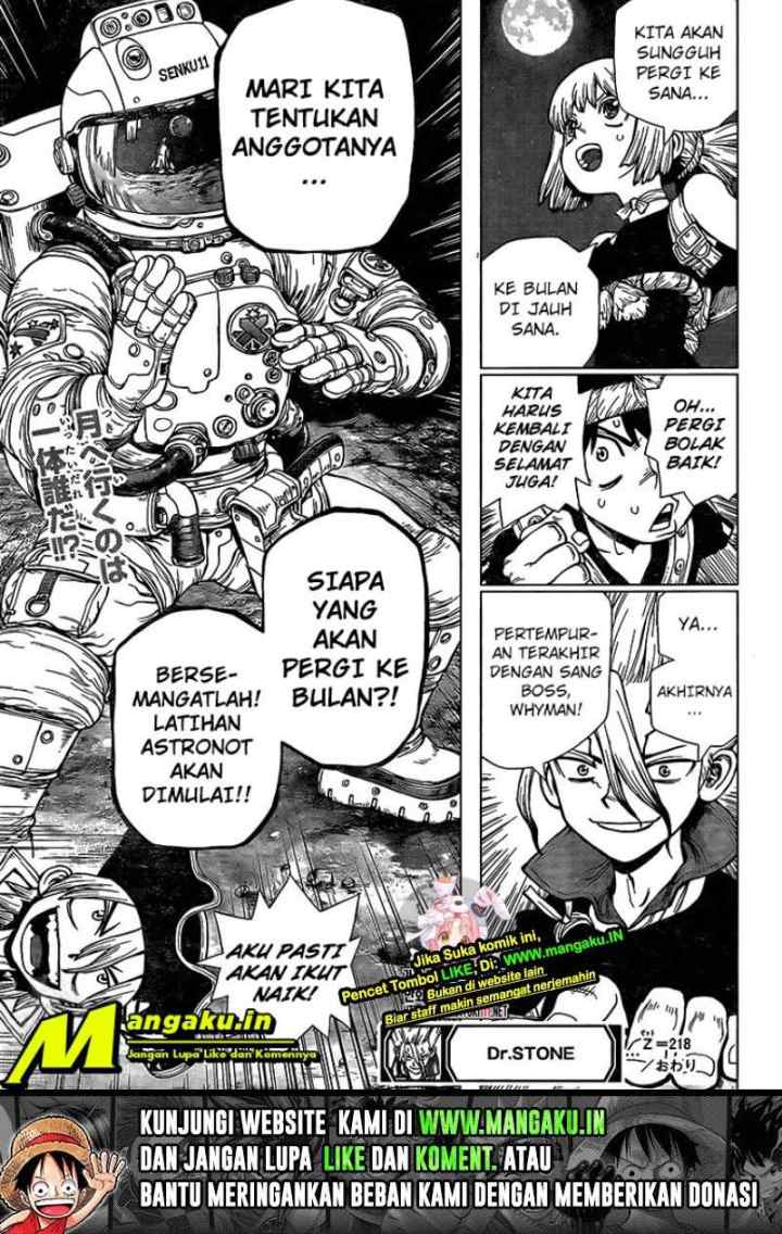 Dr. Stone chapter 218 halaman 9