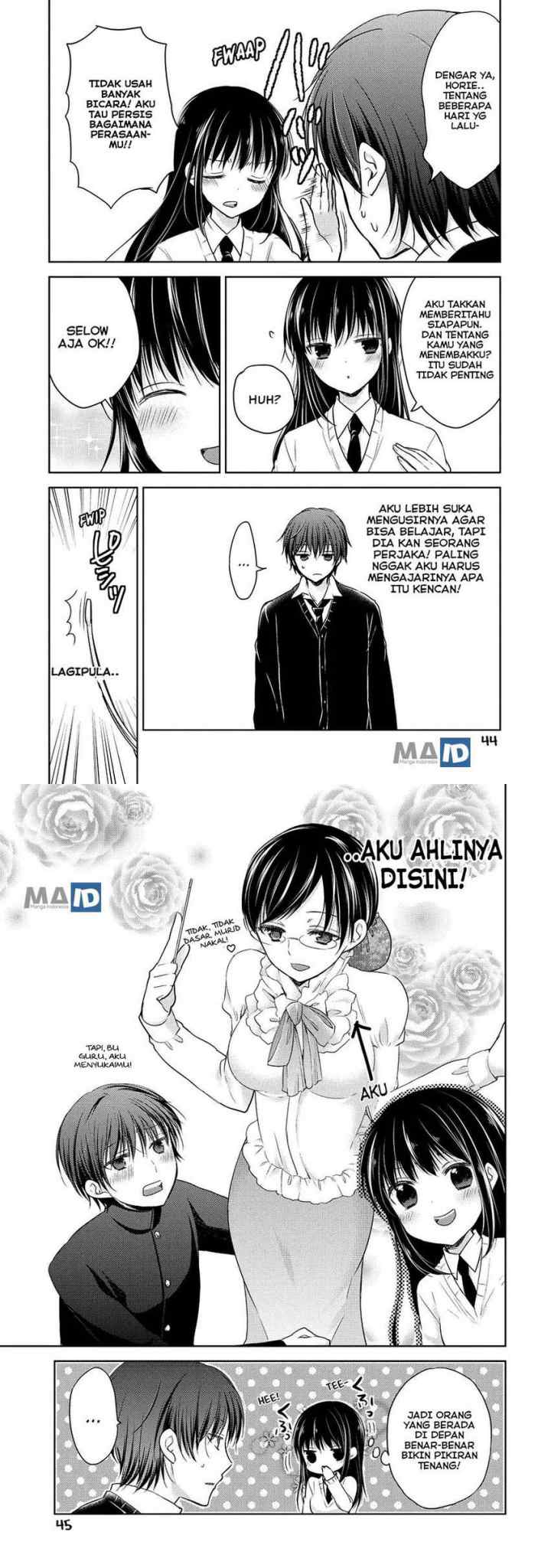Midara na Ao-chan wa Benkyou ga Dekinai chapter 7 halaman 8