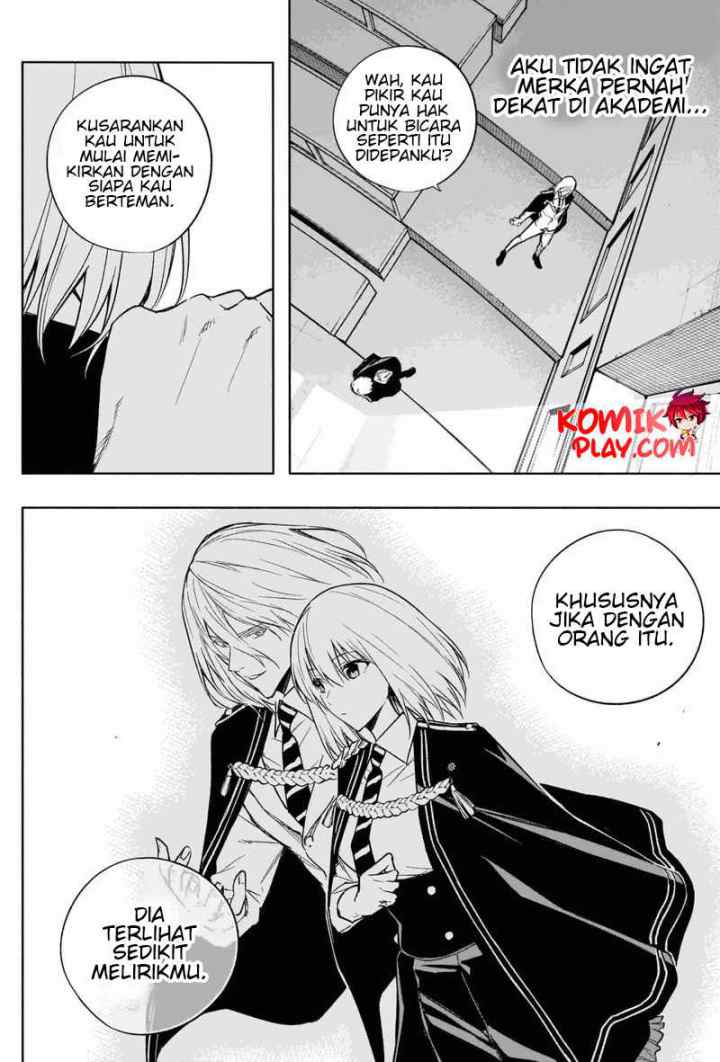 Ouritsu Mahou Gakuen no Saika Sei: Slum Agari no Saikyou Mahoushi, Kizoku darake no Gakuen de Musou suru chapter 34 halaman 4