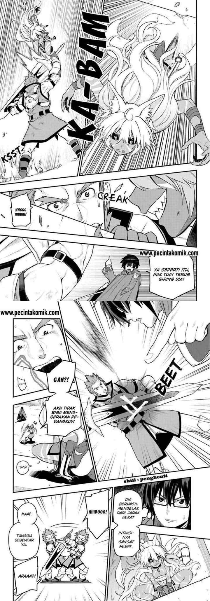 Konjiki no Moji Tsukai: Yuusha Yonin ni Makikomareta Unique Cheat chapter 14 halaman 6