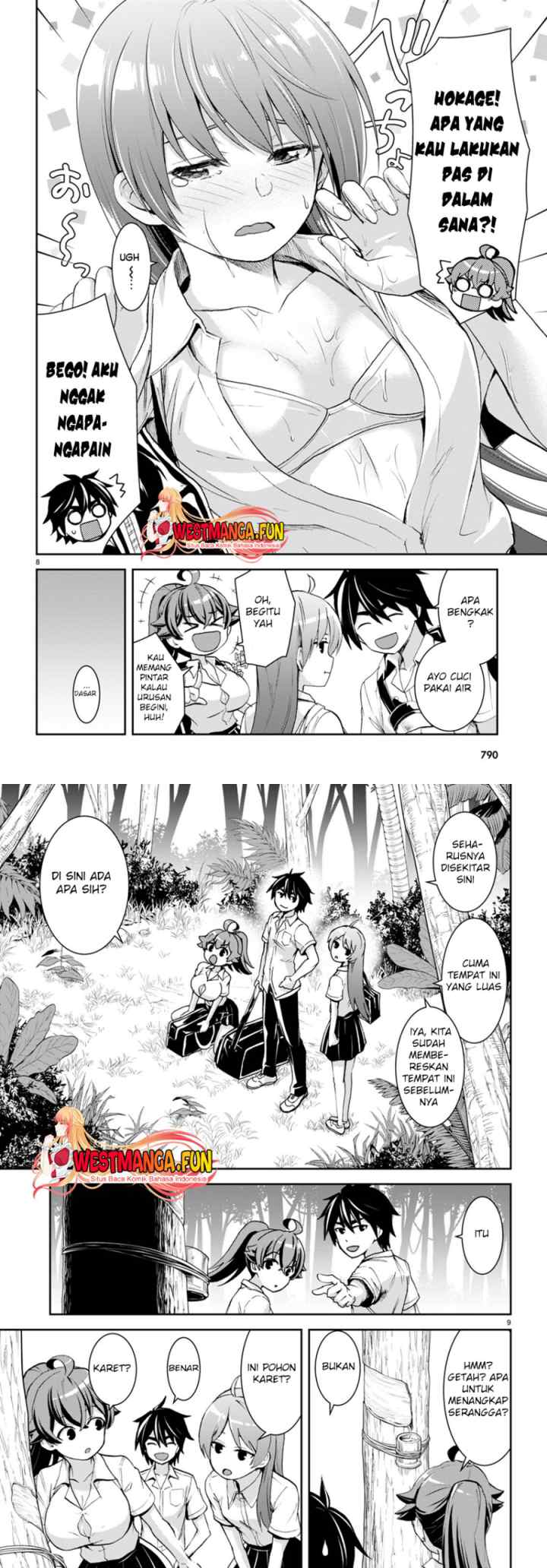 Isekai Yurutto Survival Seikatsu: Gakkou no Minna to Isekai no Mujintou ni Tenishitakedo Ore Dake Rakushou desu chapter 23 halaman 6