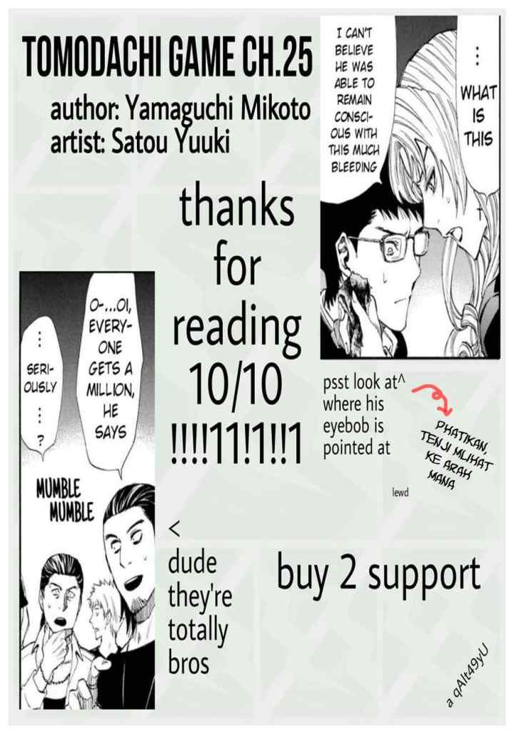 Tomodachi Game chapter 25 halaman 15