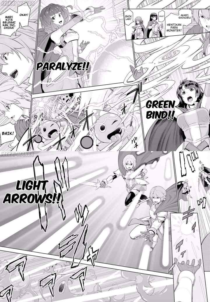 Konjiki no Moji Tsukai: Yuusha Yonin ni Makikomareta Unique Cheat chapter 19 halaman 5