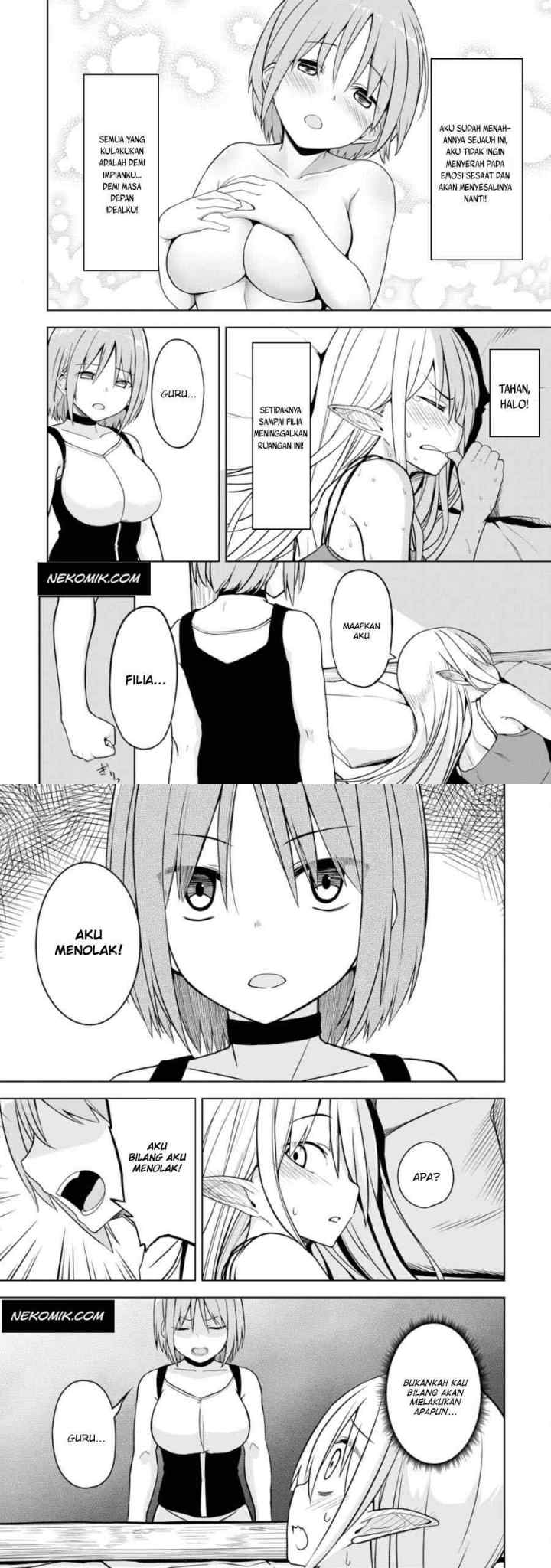 Eroi Koto Suru Tame ni Kyonyuu Bishoujo Dorei o Katta Hazu ga, Oshishou-sama to Shitawa Rete Omotta Toori ni Ikanaku Naru Hanashi chapter 4 halaman 8