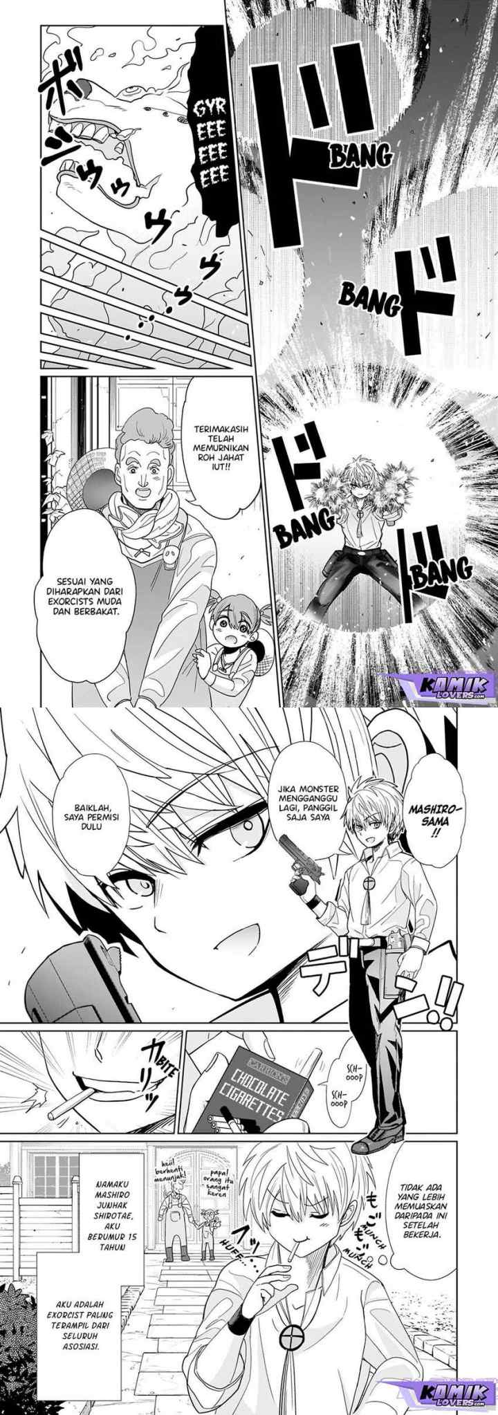 Exorcist wa Midara ni Aragau chapter 1.1 halaman 5