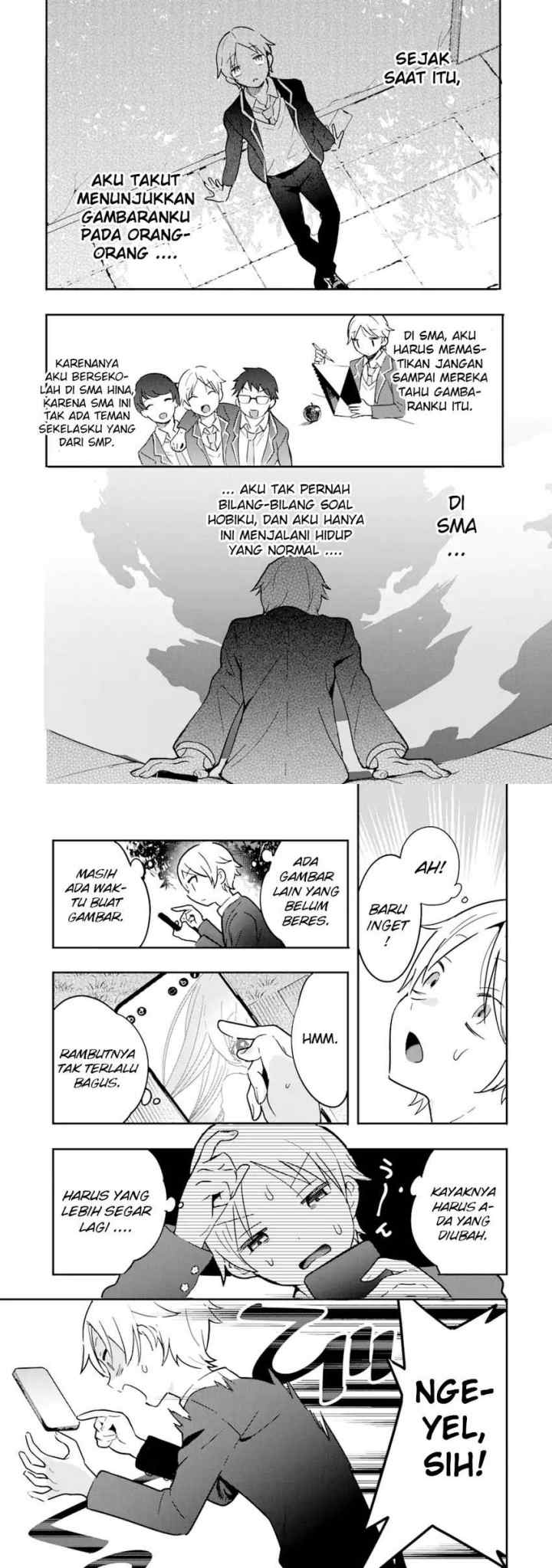 Gakuen 1 no Bishoujo wa x x Eshi no Ore ni Horeteiru!? (The Number 1 Beautiful Girl in the School is in Love With Me, the XXX Artist.) chapter 1.1 halaman 8