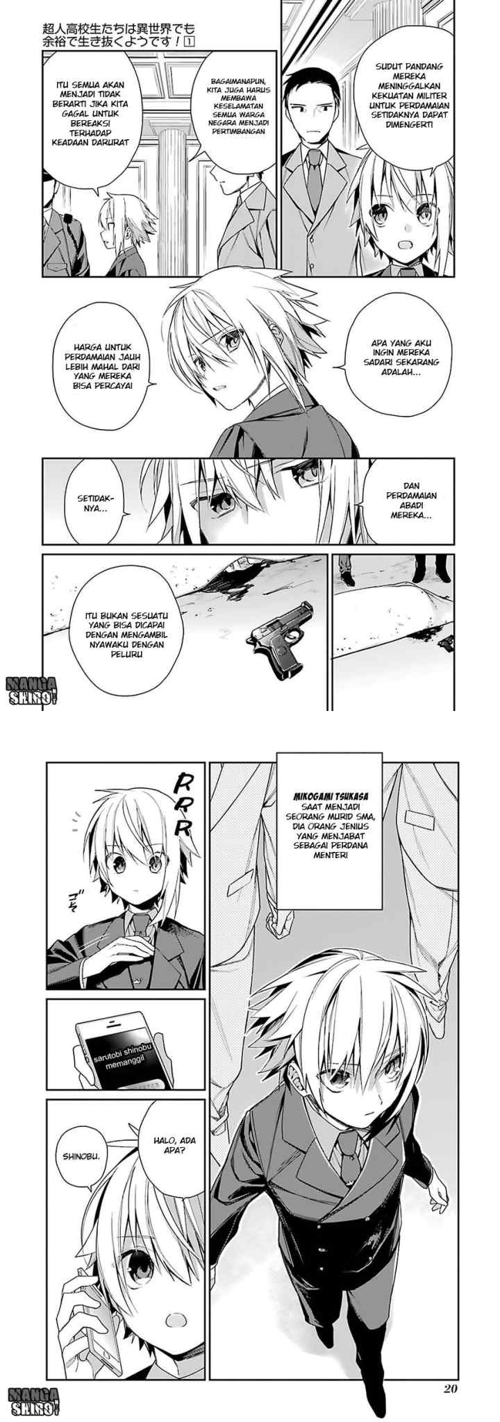 Choujin Koukousei-tachi wa Isekai demo Yoyuu de Ikinuku you desu! chapter 1 halaman 10