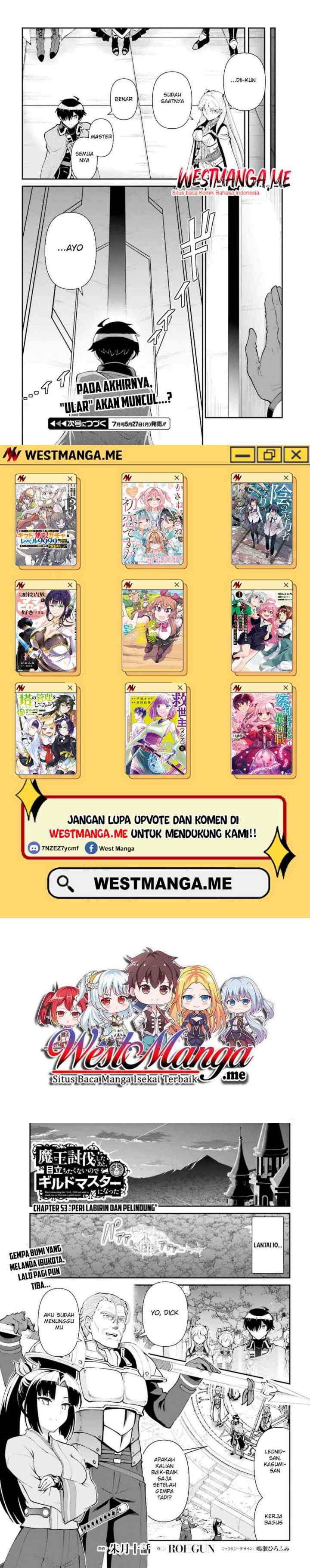 Maou Toubatsu Shita Ato, Medachitakunai node Guild Master ni Natta chapter 53 halaman 9