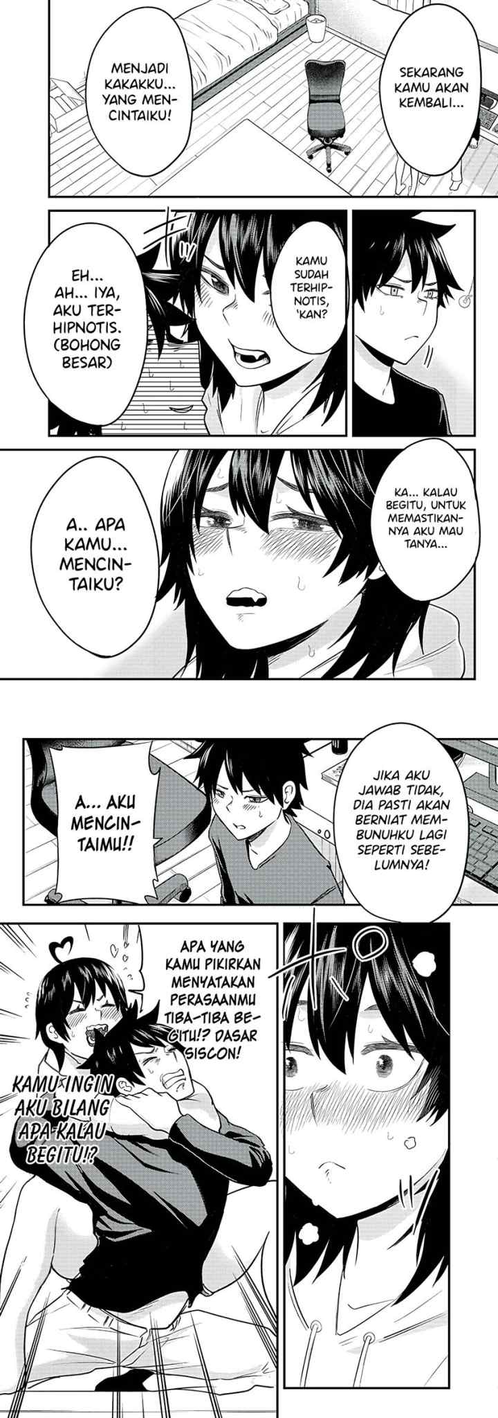 Mainichi Shine Shine Itte Kuru Gimai ga, Ore ga Nete Iru Suki ni Saimin-jutsu de Hore Saseyou to Shite Kurundakedo…! chapter 3 halaman 4