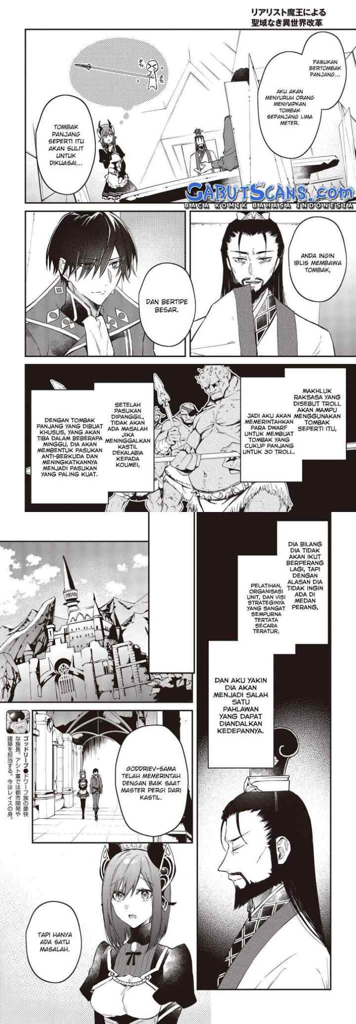 Realist Maou Niyoru Seiiki Naki Isekai Kaikaku chapter 36 halaman 5