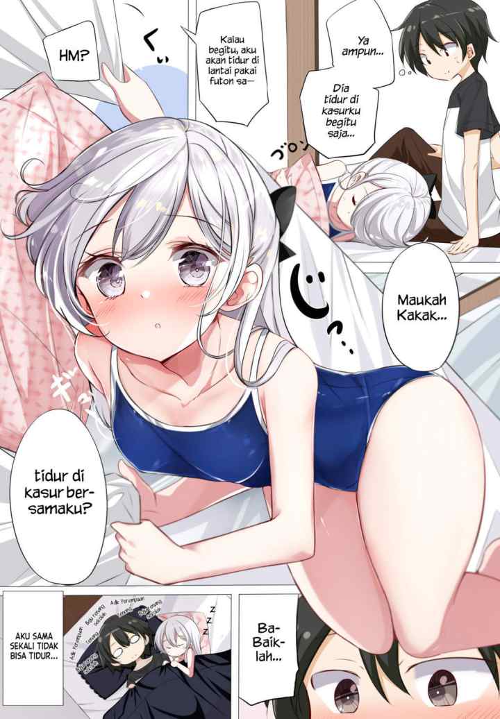 Imouto ga Ichi Nichi Ikka Shika Me wo Awasete Kurenai chapter 2 halaman 5