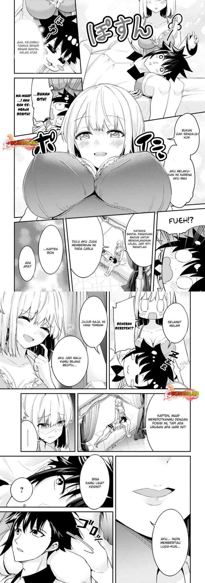 Seikishi ni Natta kedo Danchou no Oppai ga Sugosugite Kokoro ga Kiyomerarenai chapter 11 halaman 4