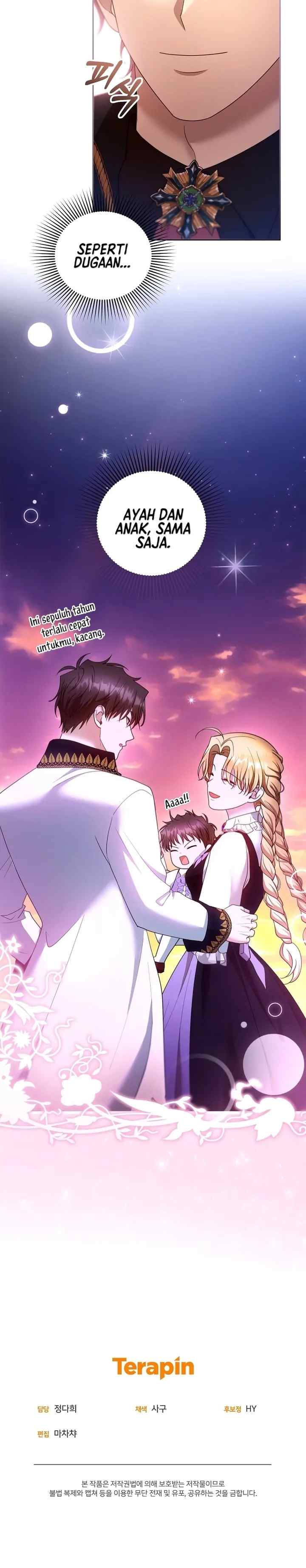 I Am Trying To Divorce My Villain Husband, But We Have A Child chapter 105 halaman 12
