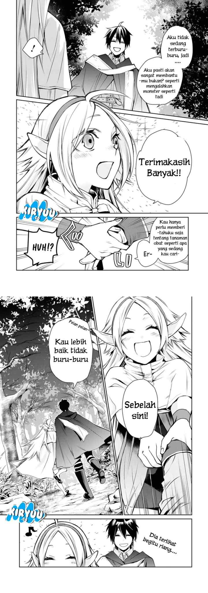Saikyou no Madoshi. Hisa ni Ya wo Ukete Shimatta no de Inaka no Eihei ni Naru chapter 1.2 halaman 8