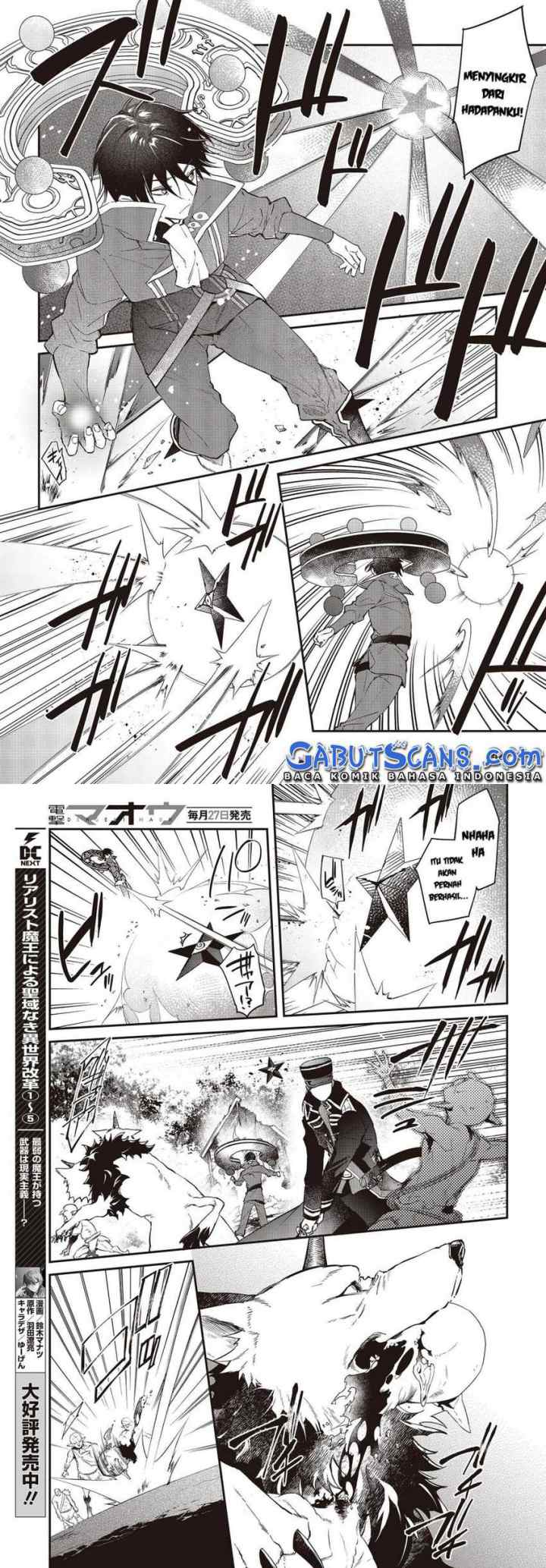 Realist Maou Niyoru Seiiki Naki Isekai Kaikaku chapter 35 halaman 6