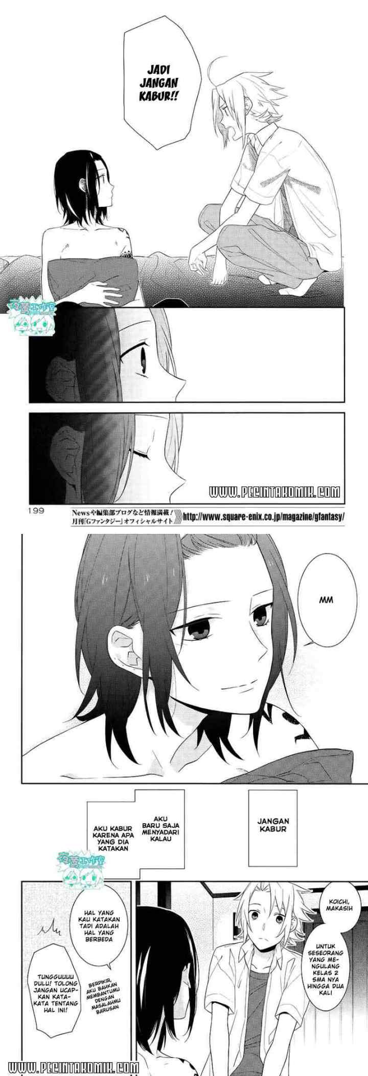Horimiya chapter 21 halaman 9