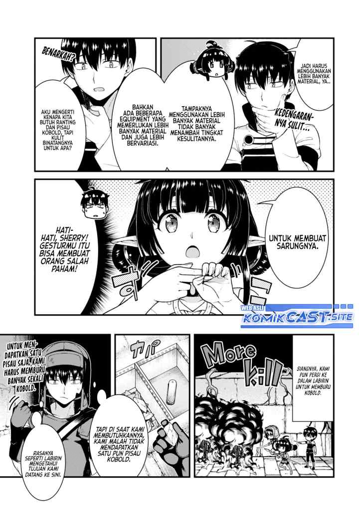 Isekai Meikyuu de Harem wo chapter 70 halaman 8