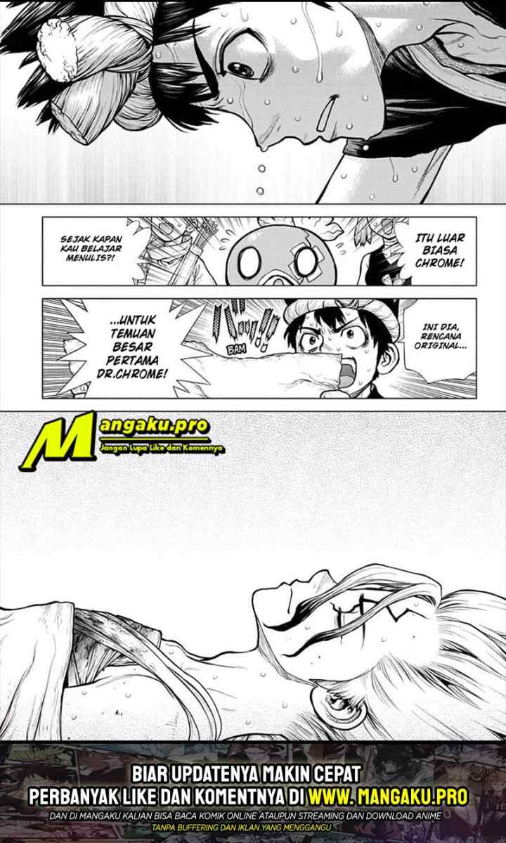 Dr. Stone chapter 161 halaman 17