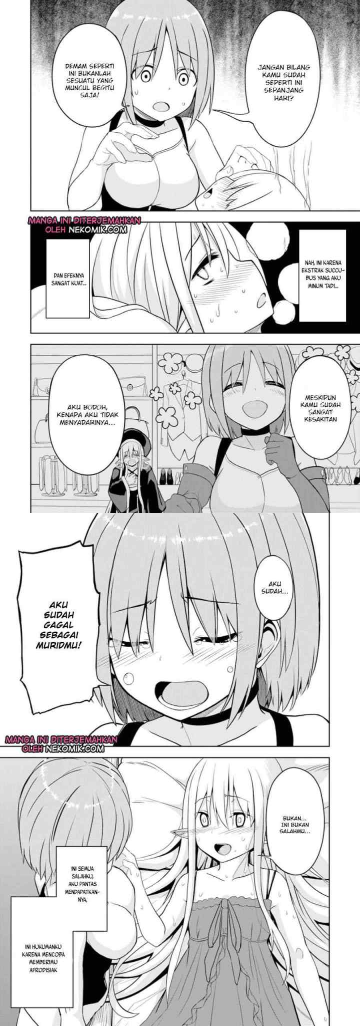 Eroi Koto Suru Tame ni Kyonyuu Bishoujo Dorei o Katta Hazu ga, Oshishou-sama to Shitawa Rete Omotta Toori ni Ikanaku Naru Hanashi chapter 4 halaman 4