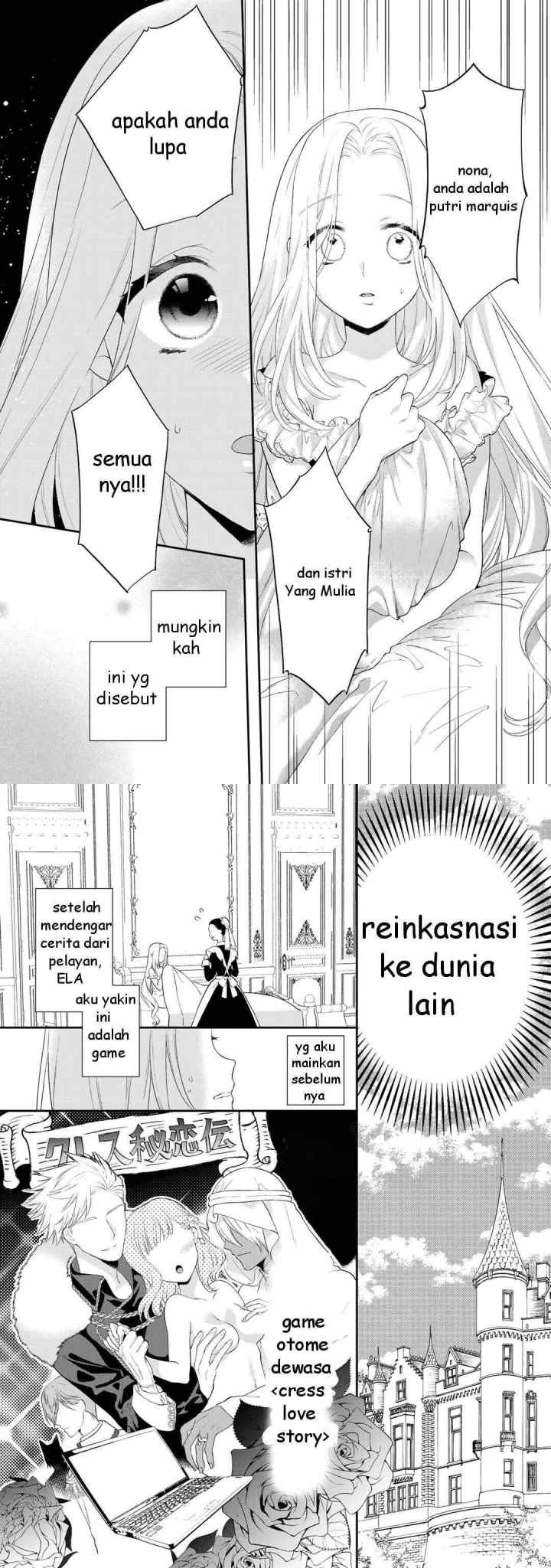 Tsunderu Moto-Akuyaku Reijo wa Do-S Ouji-sama kara Nigedashitai chapter 1 halaman 5