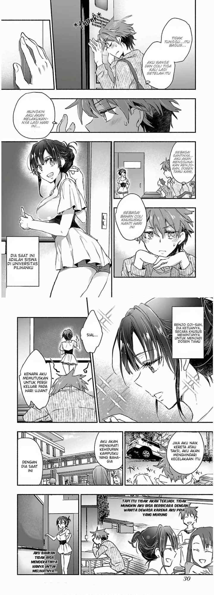 Yankee Musume ni Natsukarete Kotoshi mo Juken ni Shippai Shisou Desu chapter 1 halaman 15