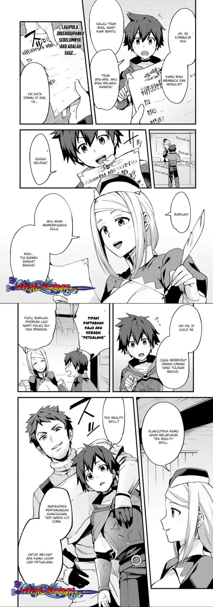 Nido Tensei Shita Shounen wa S Rank Boukensha Toshite Heion ni Sugosu-zense ga kenja de eiyuu datta boku wa raisede wa jimini ikiru chapter 2 halaman 5