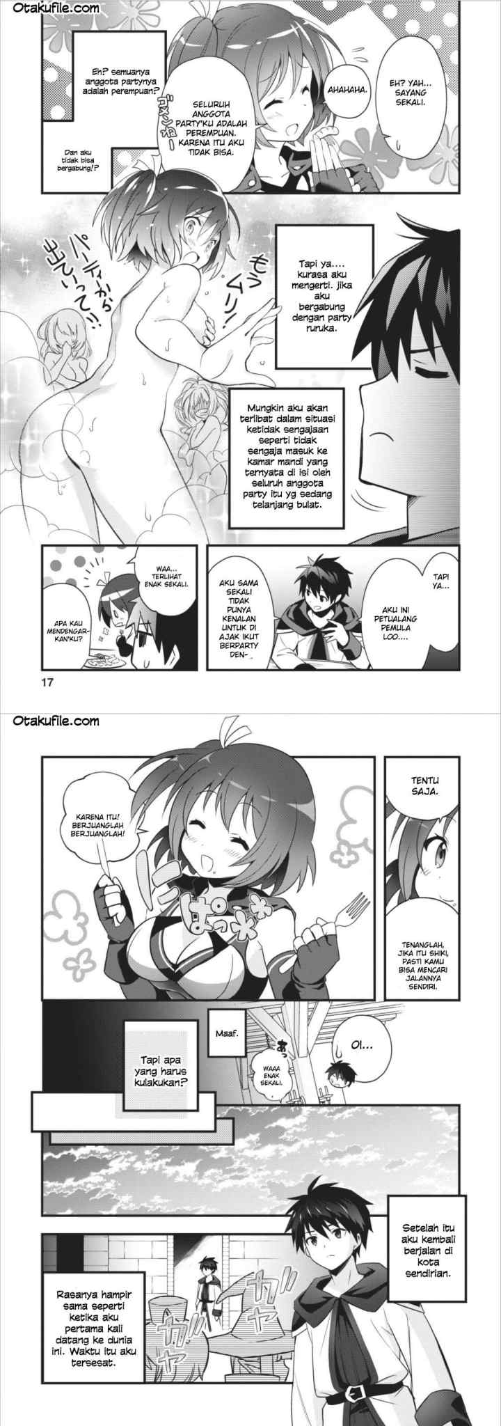 Isekai no Meikyuu Toshi de Chiyu Mahoutsukai Yattemasu chapter 1 halaman 9
