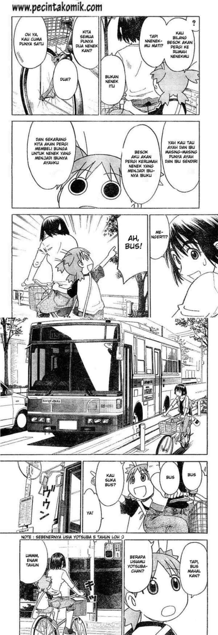 Yotsuba to! chapter 17 halaman 4