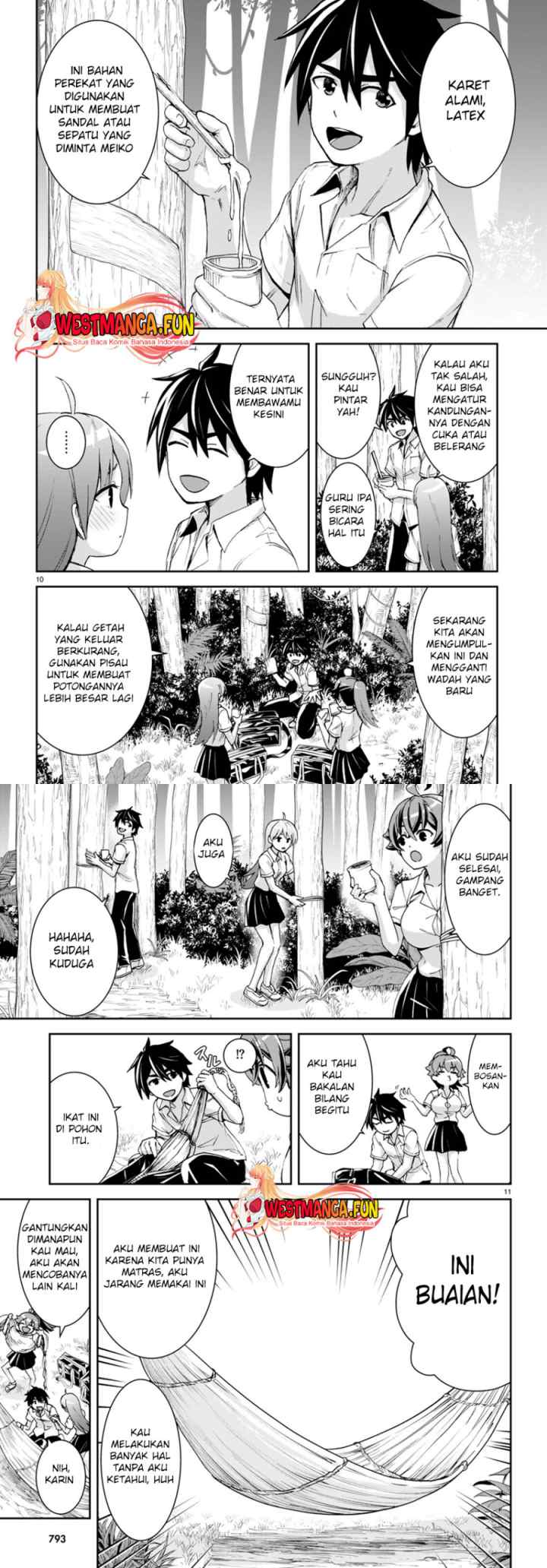 Isekai Yurutto Survival Seikatsu: Gakkou no Minna to Isekai no Mujintou ni Tenishitakedo Ore Dake Rakushou desu chapter 23 halaman 7