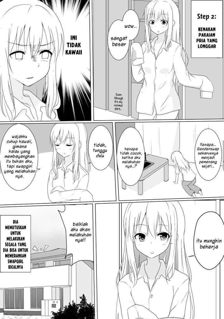 A Boy Who Loves Genderswap Got Genderswapped, so He Acts Out His Ideal Genderswap Girl chapter 1 halaman 4