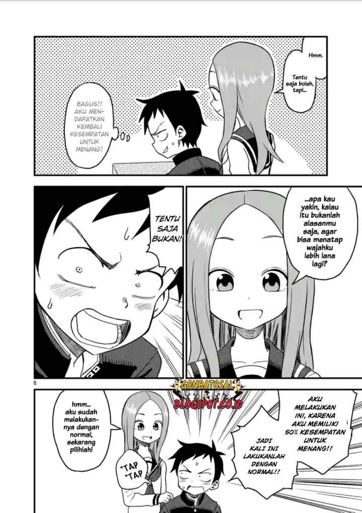 Karakai Jouzu no (Moto) Takagi-san chapter 18 halaman 7