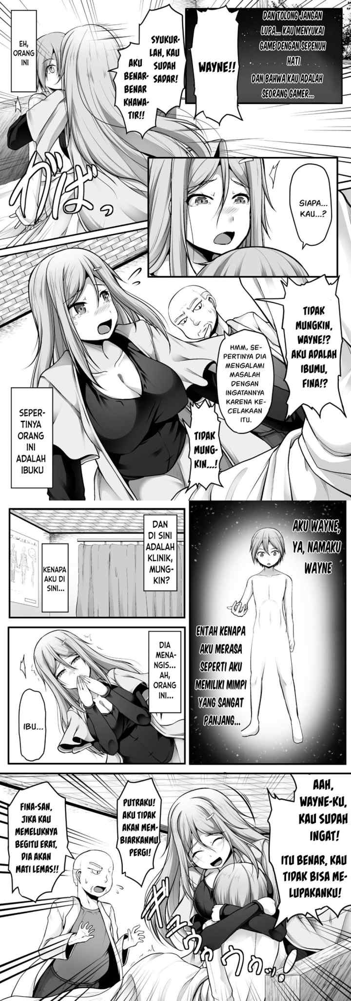 Gamer ga Isekai Tamashiten shite Harem Jinsei e Continue suru Sou desu chapter 1 halaman 5