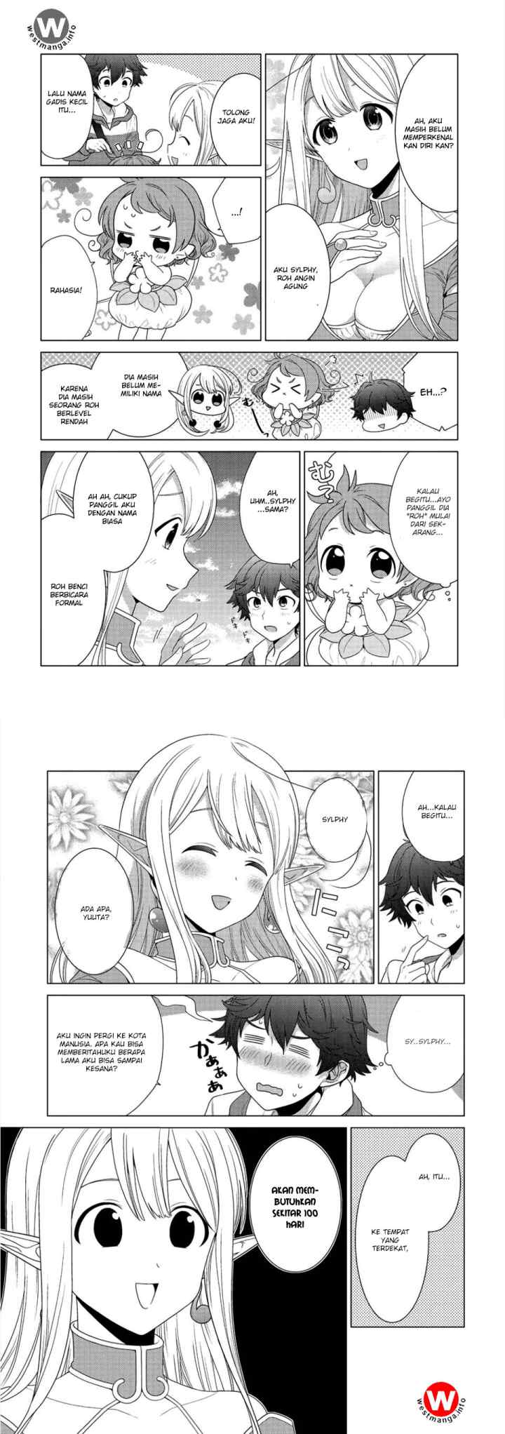 Seirei-tachi no Rakuen to Risou no Isekai Seikatsu chapter 1 halaman 7