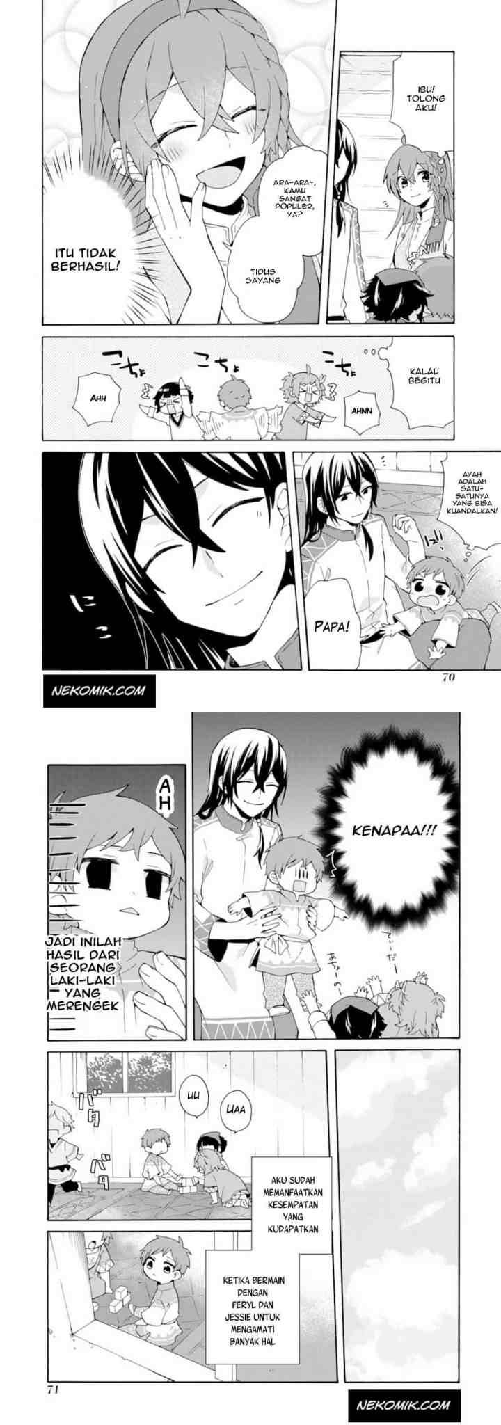 Tada Shiawasena Isekai Kazoku Seikatsu chapter 3 halaman 4
