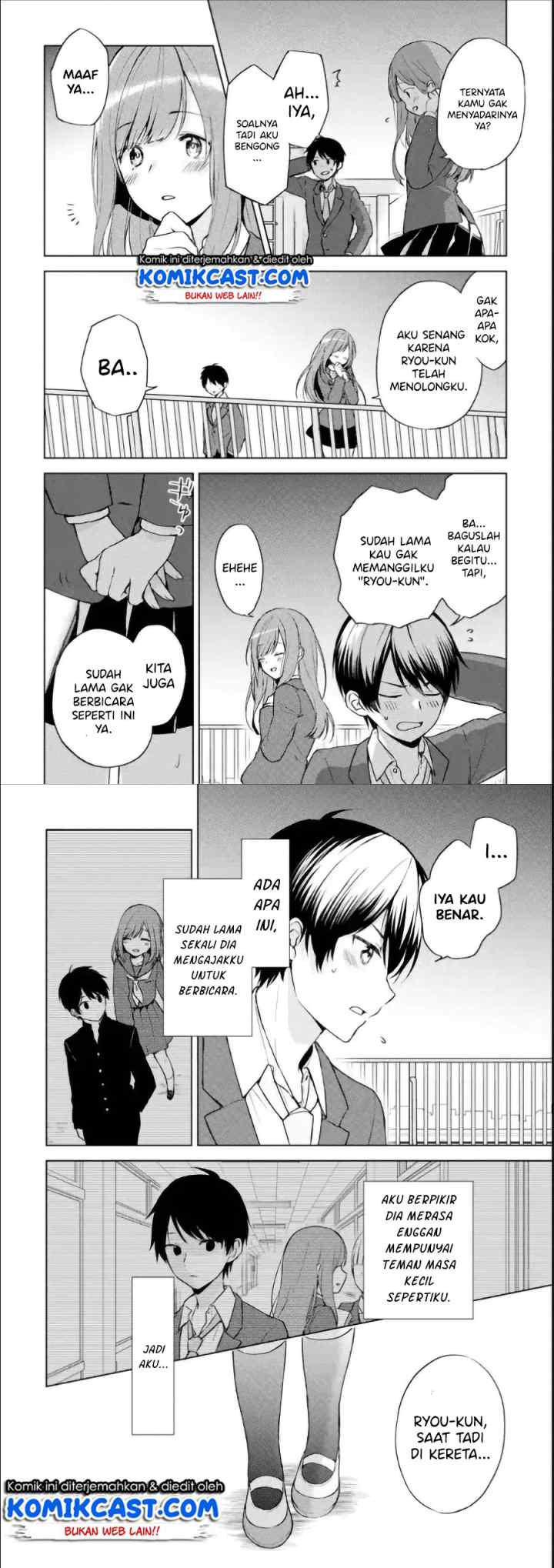 Chikan Saresou ni Natteiru S-kyuu Bishoujo wo Tasuketara Tonari no Seki no Osanajimi datta chapter 1 halaman 10