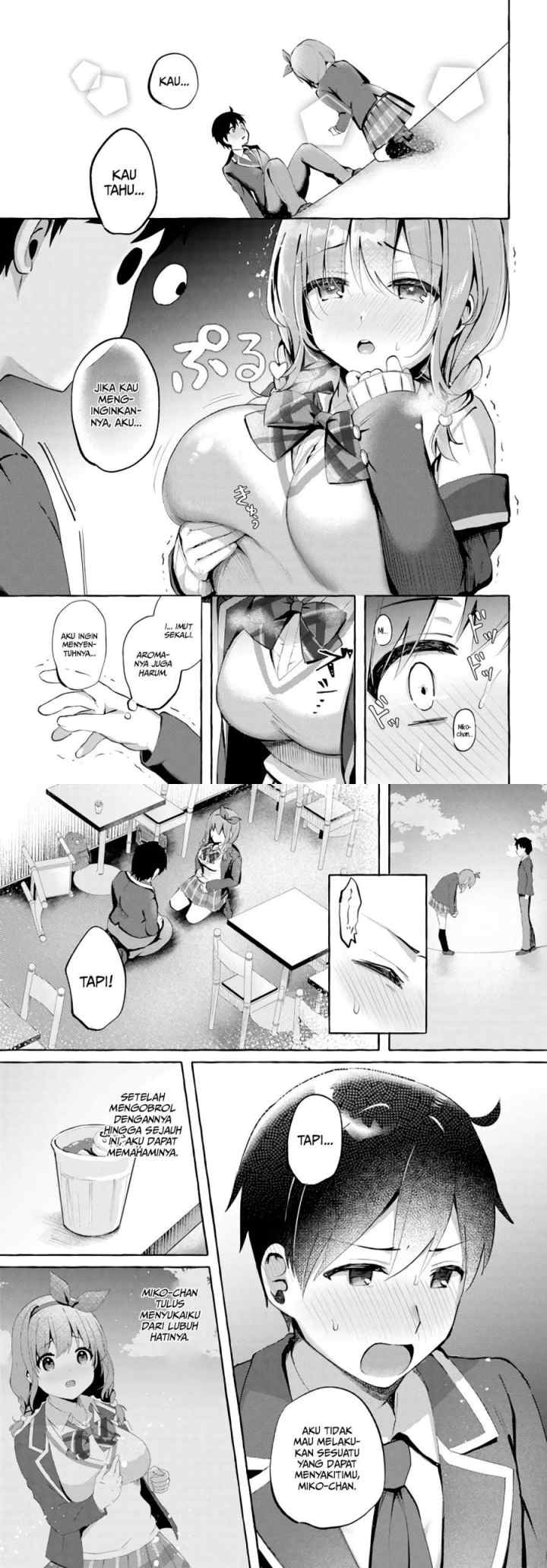 Oppai Momitai-tte Sakendara, Imouto no Tomodachi to Tsukiau Koto ni Narimashita chapter 1 halaman 13
