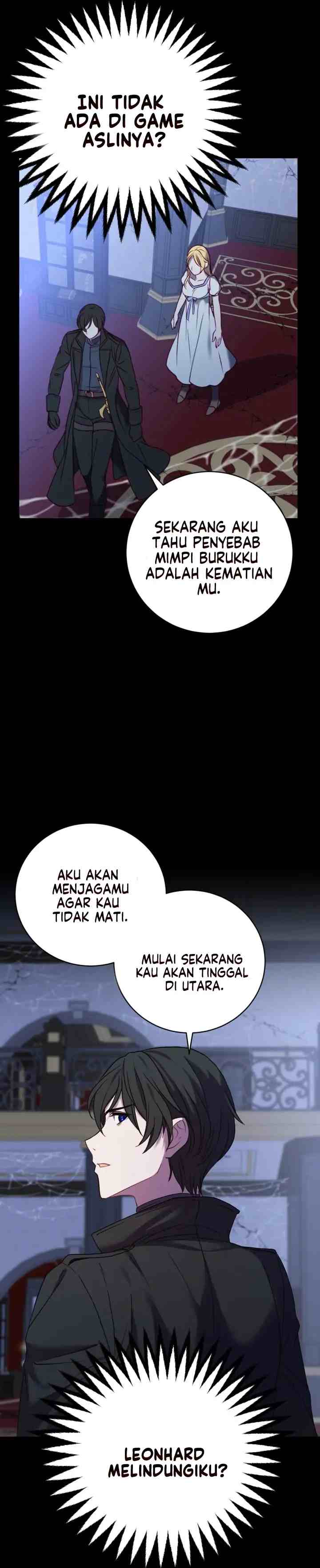 The Villain in the Horror Game Dreams of the Heroine Every Night chapter 2 halaman 16