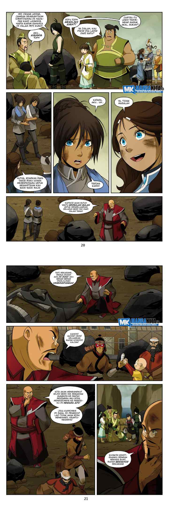 Avatar: The Last Airbender - The Rift chapter 3.1 halaman 11