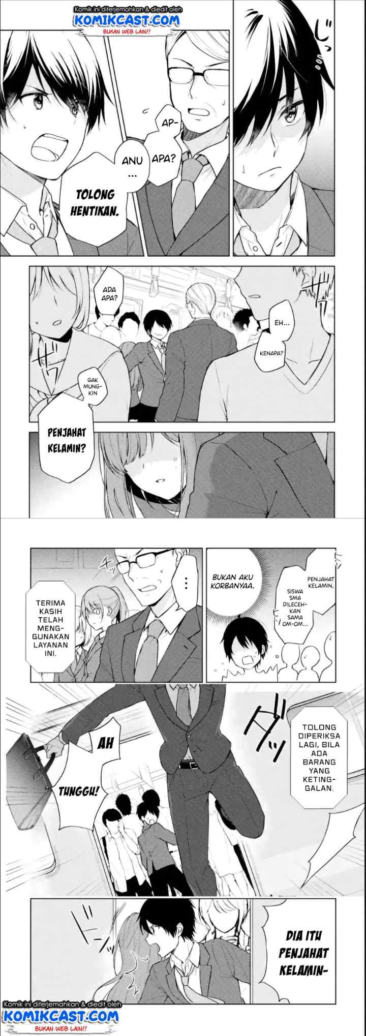 Chikan Saresou ni Natteiru S-kyuu Bishoujo wo Tasuketara Tonari no Seki no Osanajimi datta chapter 1 halaman 5