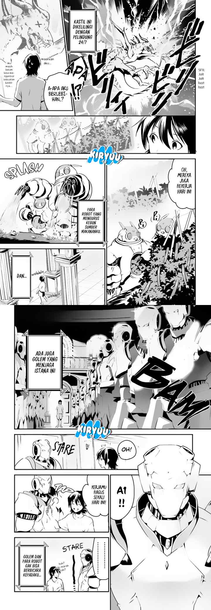 Tenkuu no Shiro o Moratta no de Isekai de Tanoshiku Asobitai chapter 1 halaman 5
