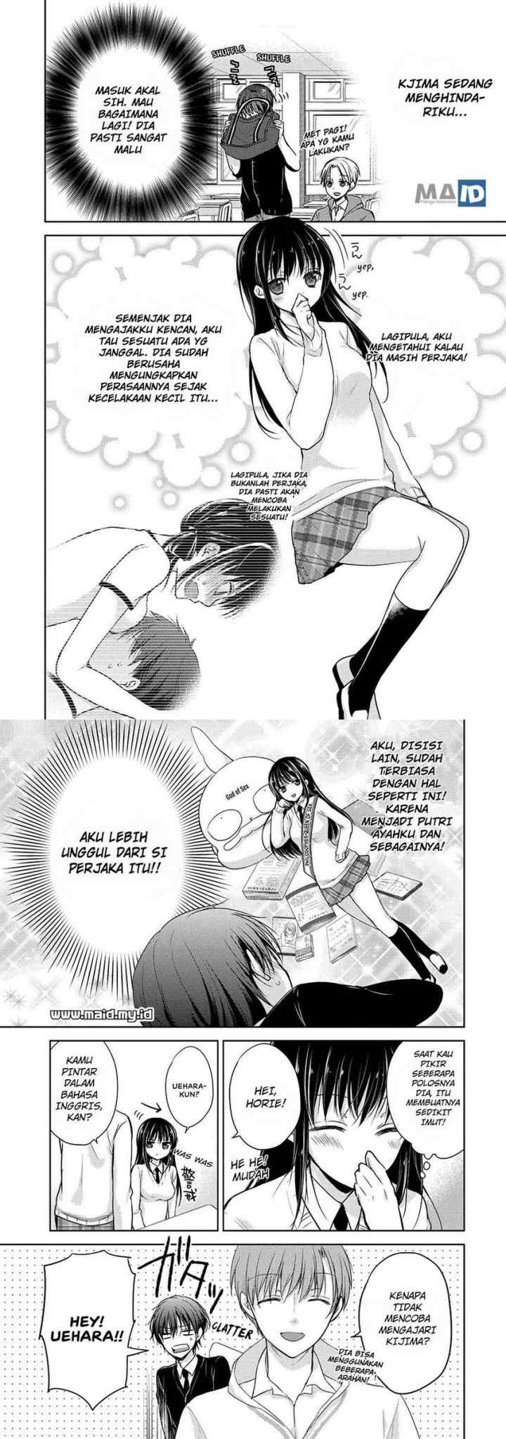 Midara na Ao-chan wa Benkyou ga Dekinai chapter 7 halaman 4
