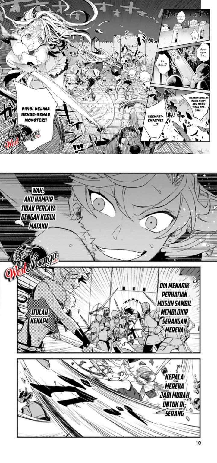 Sono Monban, Saikyou Nitsuki: Tsuihou Sareta Bougyo Ryoku 9999 no Senshi, Outo no Monban Toshite Musou Suru chapter 6 halaman 5