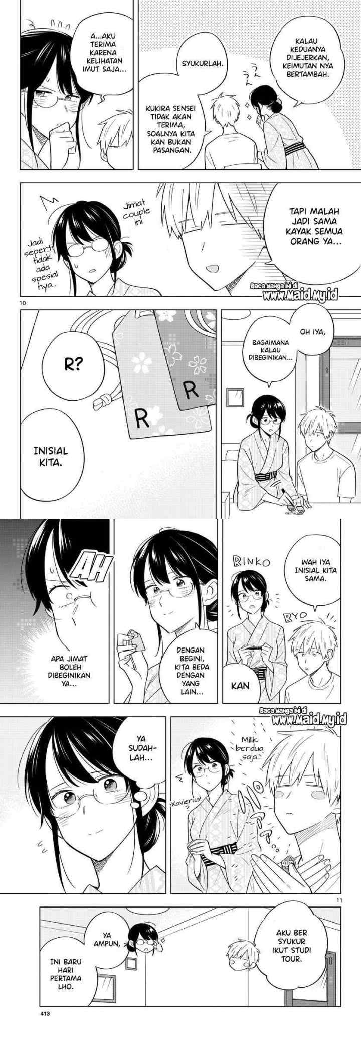 Sensei wa Koi wo Oshierarenai chapter 36 halaman 6