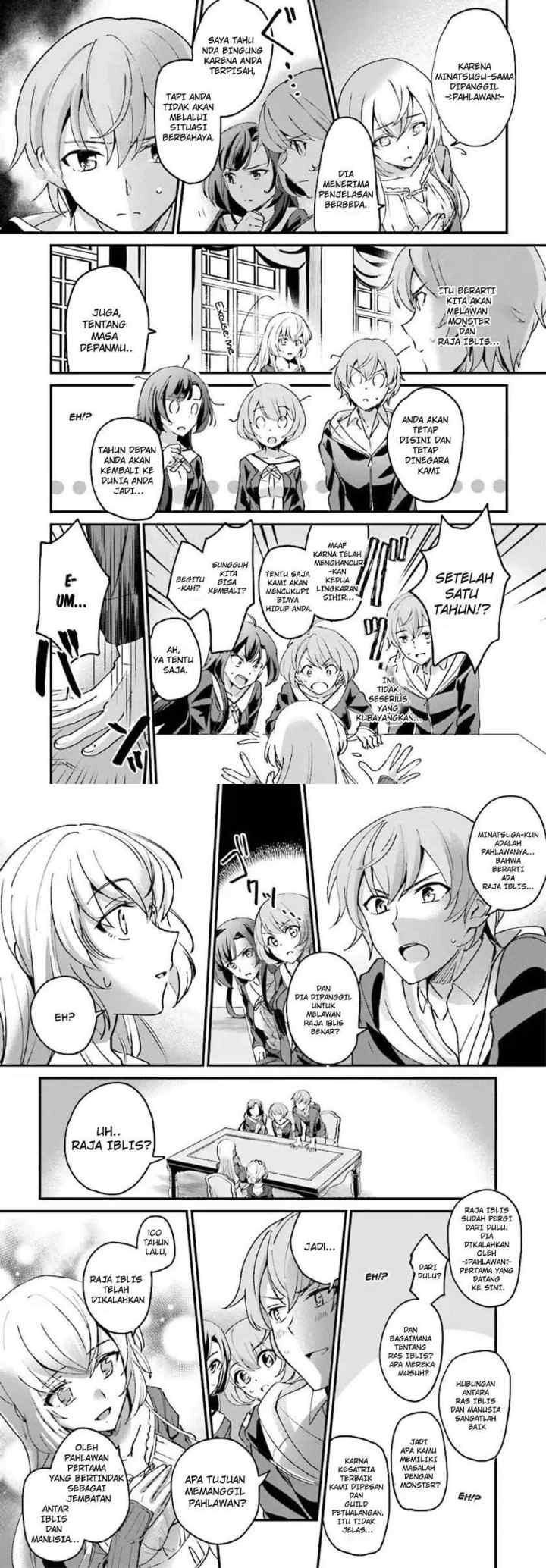 Yuusha Shoukan ni Makikomareta kedo, Isekai wa Heiwa deshita chapter 1 halaman 5