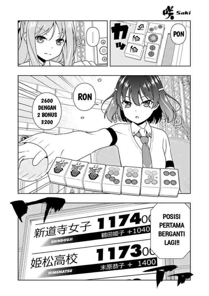 Saki chapter 185 halaman 14