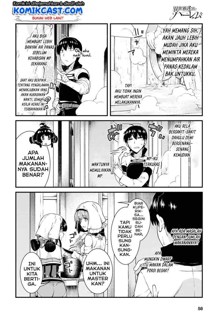 Isekai Meikyuu de Harem wo chapter 40 halaman 4