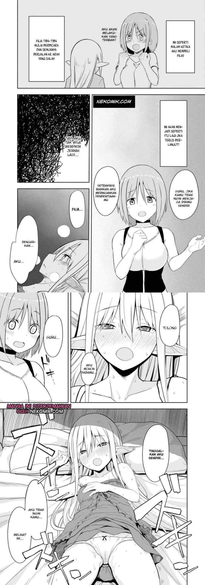 Eroi Koto Suru Tame ni Kyonyuu Bishoujo Dorei o Katta Hazu ga, Oshishou-sama to Shitawa Rete Omotta Toori ni Ikanaku Naru Hanashi chapter 4 halaman 11