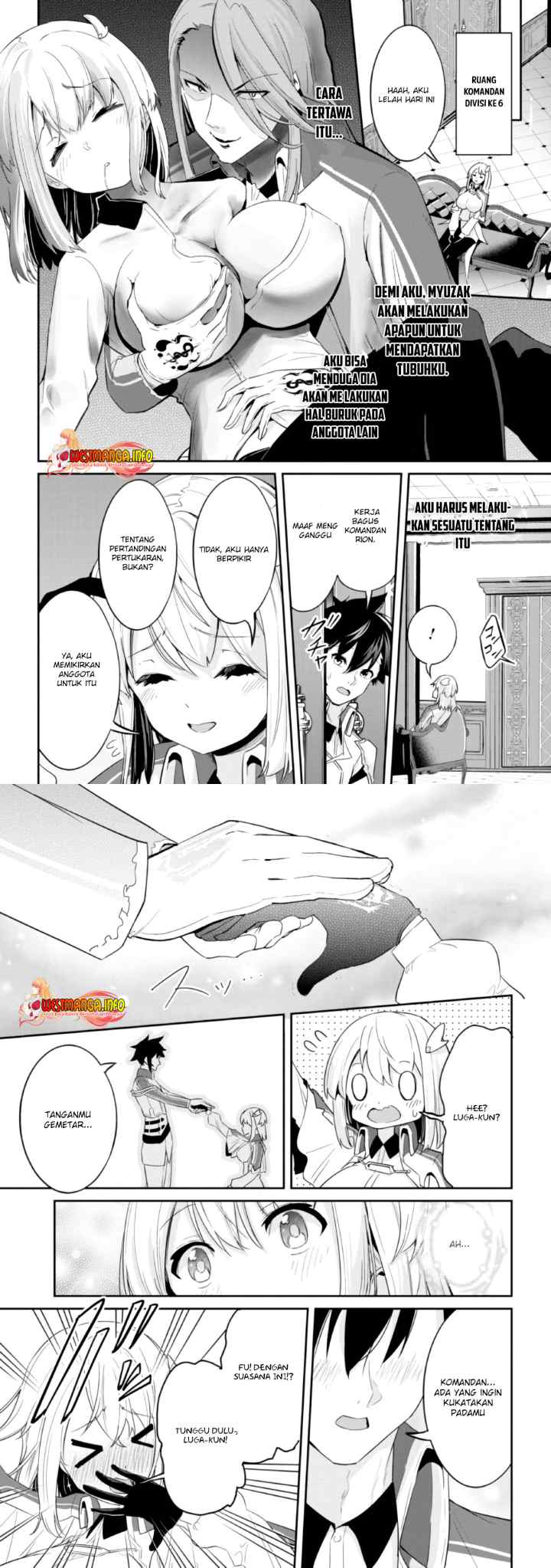 Seikishi ni Natta kedo Danchou no Oppai ga Sugosugite Kokoro ga Kiyomerarenai chapter 6 halaman 11