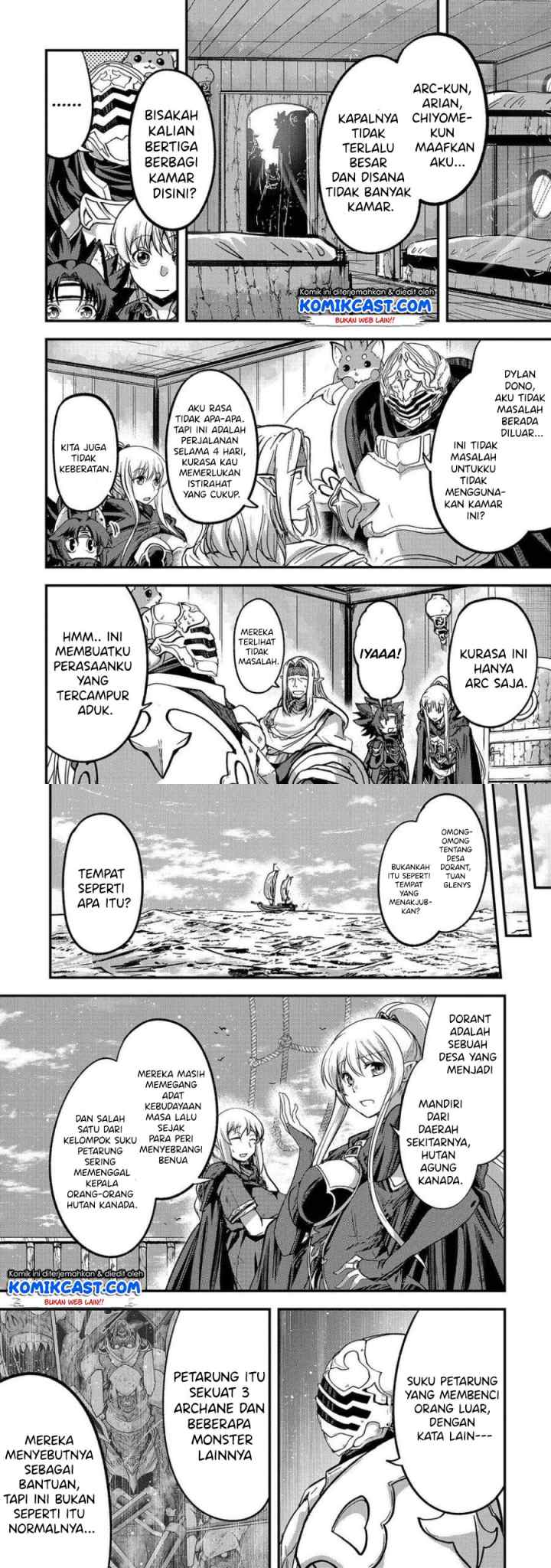 Gaikotsu Kishi-sama, Tadaima Isekai e Odekakechuu chapter 35 halaman 8